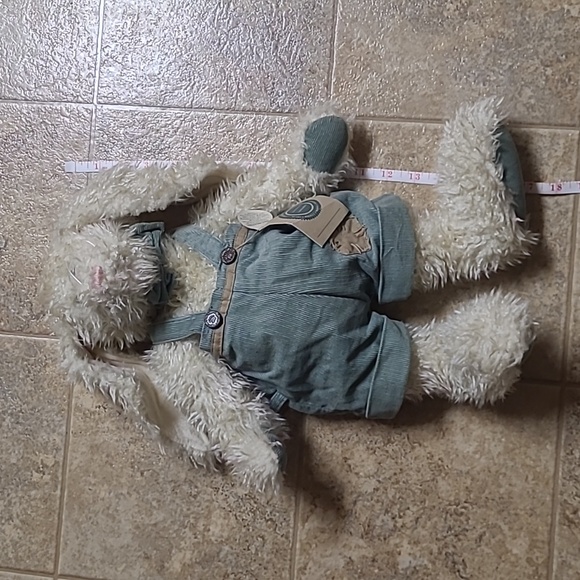 Vintage BOYDS BEAR BRIGHAM Roscoe PLUSH 18" RABBIT - Picture 3 of 8